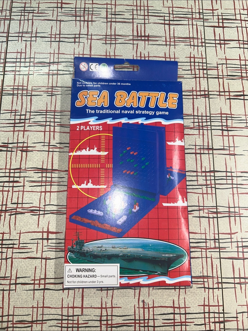 Sea Battle, Naval Strategy Game, Complete, Like New